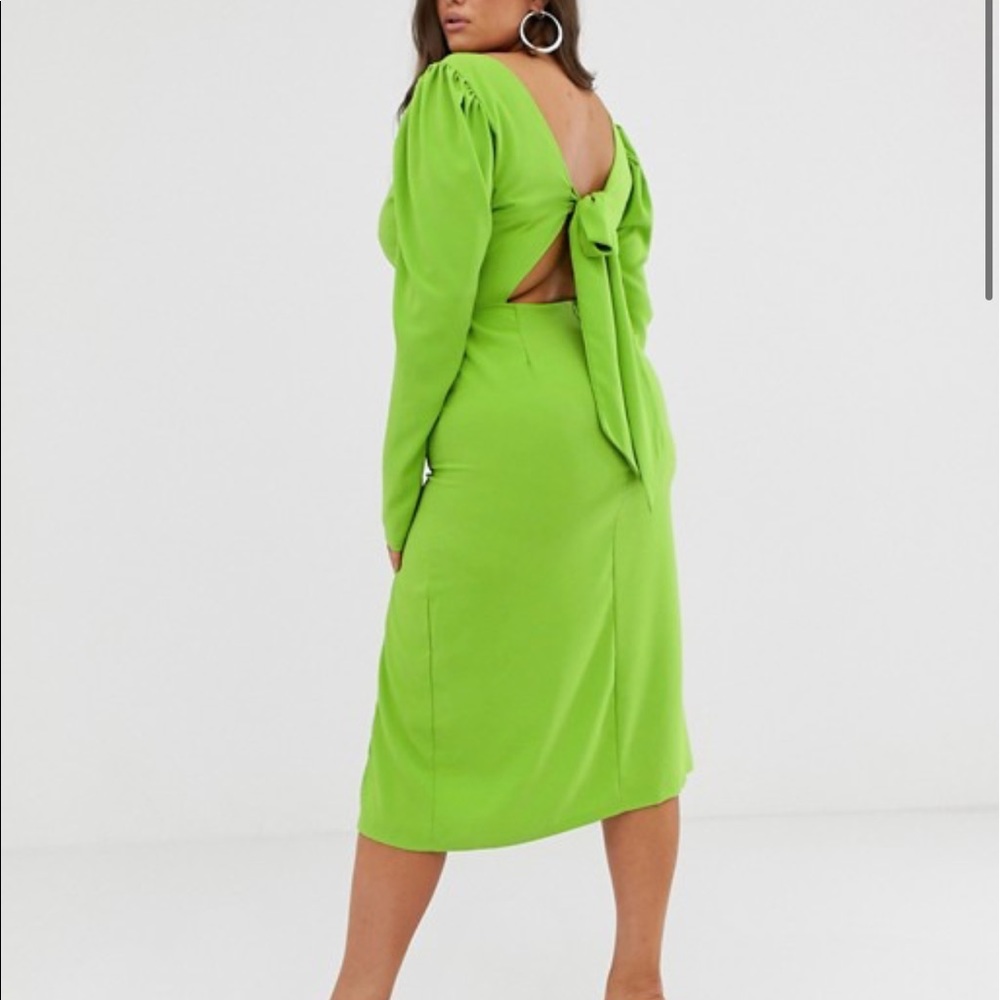 Long Sleeves Midi Dress